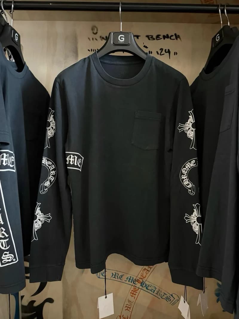 크롬하츠 솝앤워터 티바 워싱 롱슬리브 티셔츠 상세 2