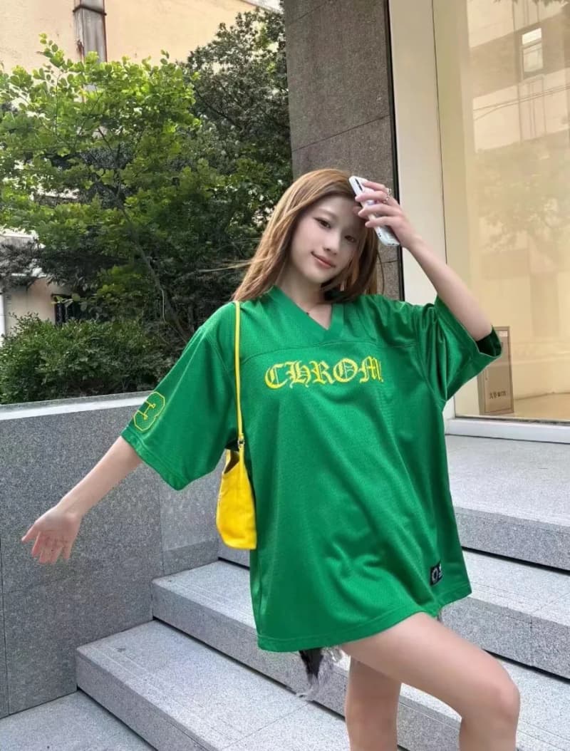크롬하츠 × 매티보이 메쉬 하키 저지 반팔 (그린) 5