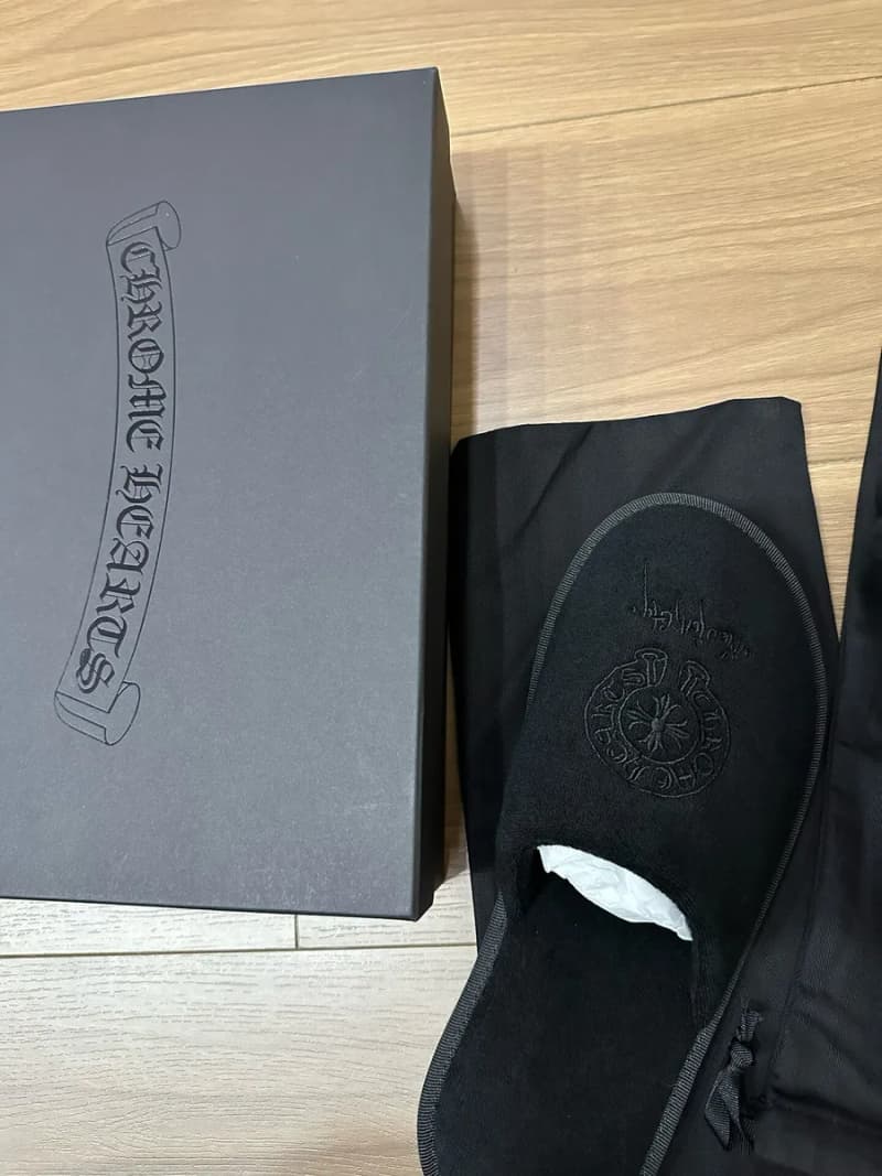 크롬하츠 뉴욕 호텔 슬리퍼 (블랙 테리) 7