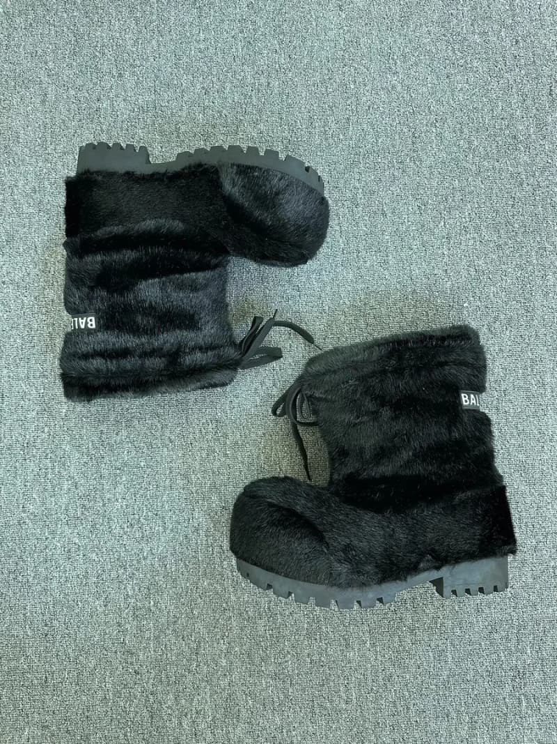발렌시아가 알래스카 로우 스노우 부츠 (페이크 퍼) 3