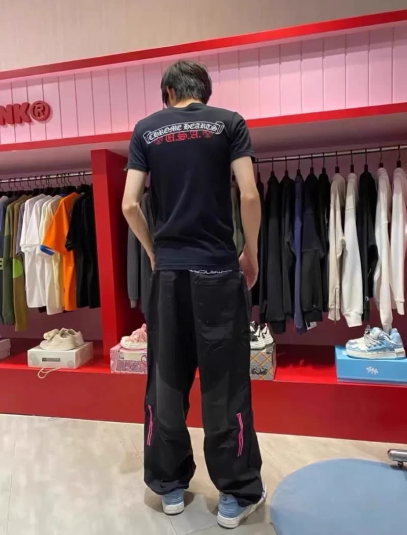 크롬하츠 스크롤 크로스 반팔 티셔츠 상세 1