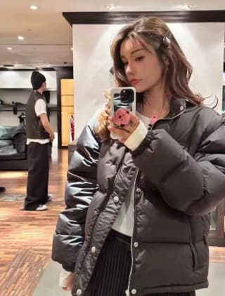 크롬하츠 다운 패딩 (블랙)