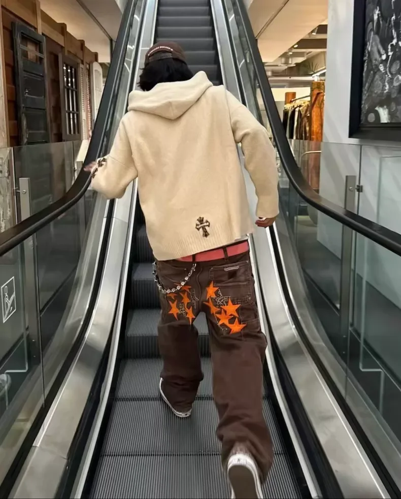 크롬하츠 레오파드 크로스 캐시미어 후디 4