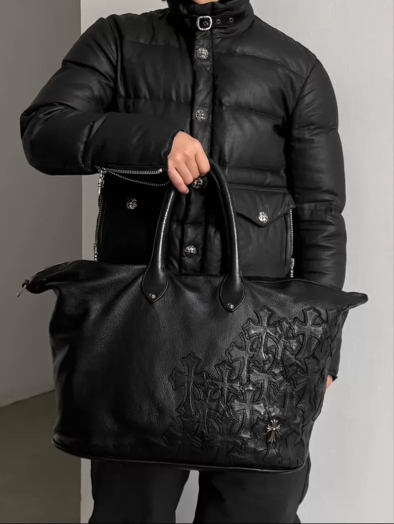 크롬하츠 질레스 멀티 크로스 패치 토트백 (카프스킨) 상세 1
