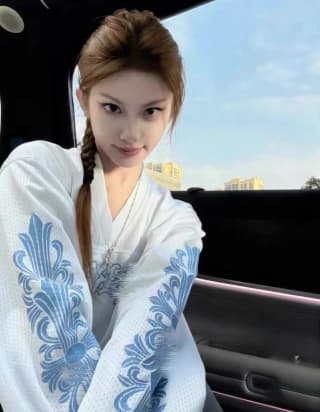 크롬하츠 CH 메쉬 스포츠 롱팬츠 (화이트/블루)
