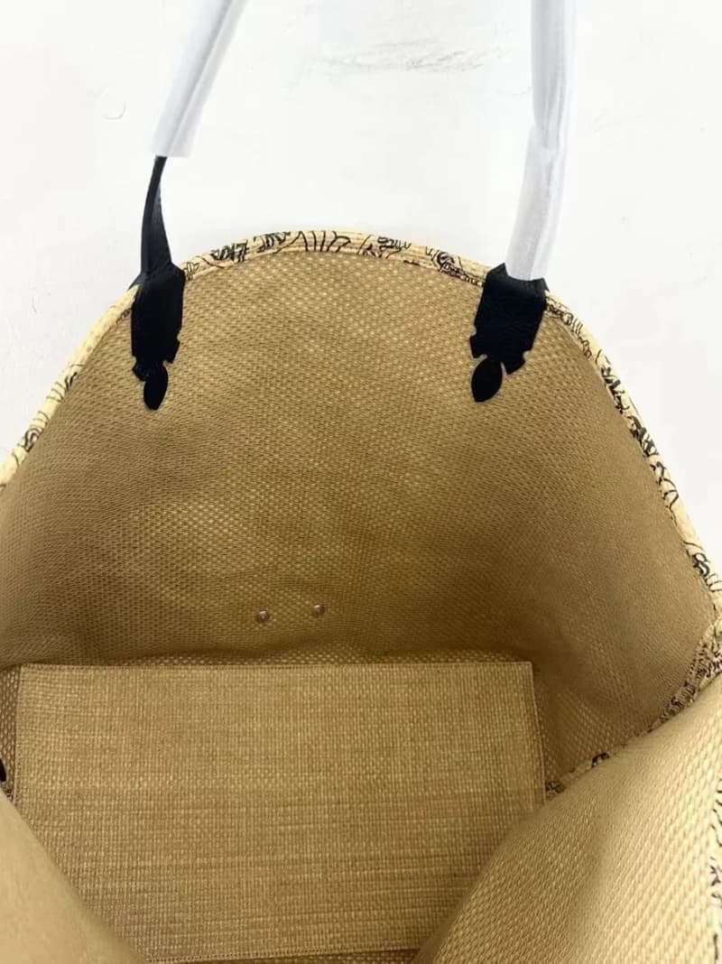 크롬하츠 비치 토트백 (라피아 올over 프린트) 4