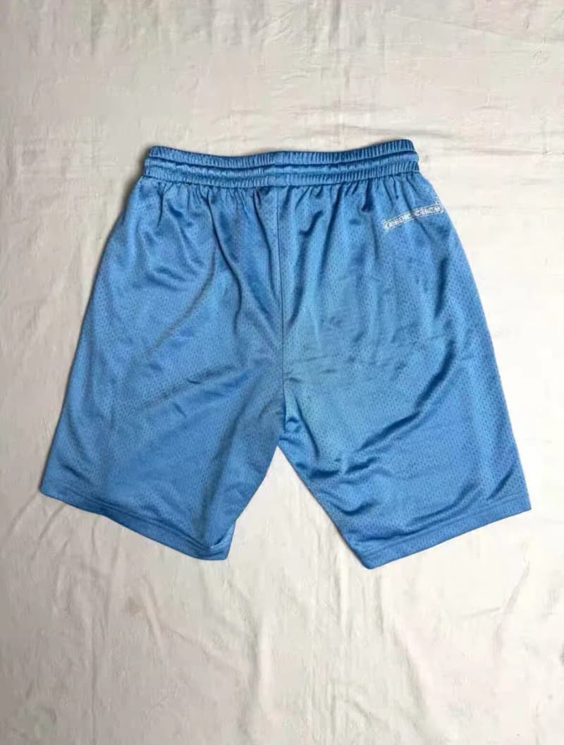 크롬하츠 매티보이 고딕 로고 메쉬 반바지 (스카이블루) 3