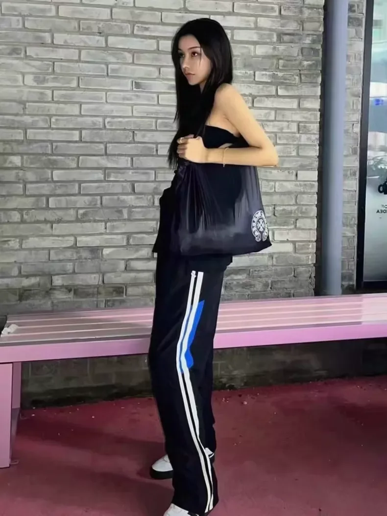 크롬하츠 나일론 쇼핑백 토트 (블랙) 9