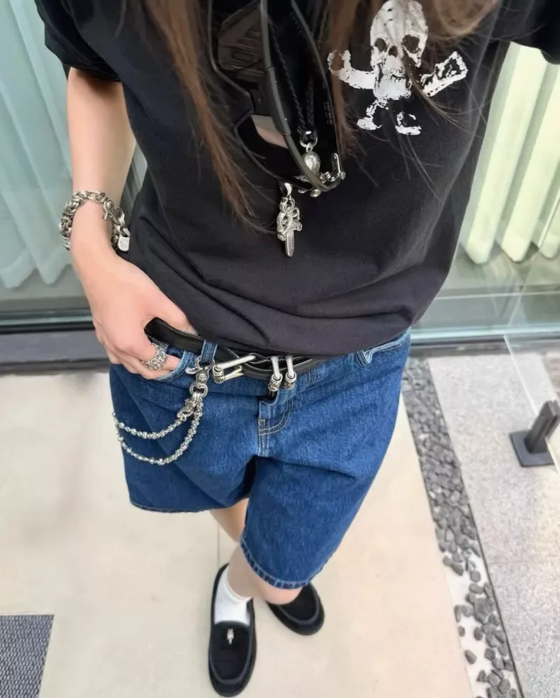 크롬하츠 대거 로퍼 (블랙 코듀로이) 상세 1