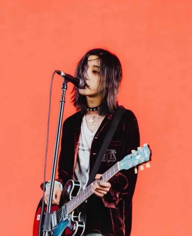 앙팡리쉬데프리메 22FW 런웨이 벨벳 셔츠 재킷 (레드) 6