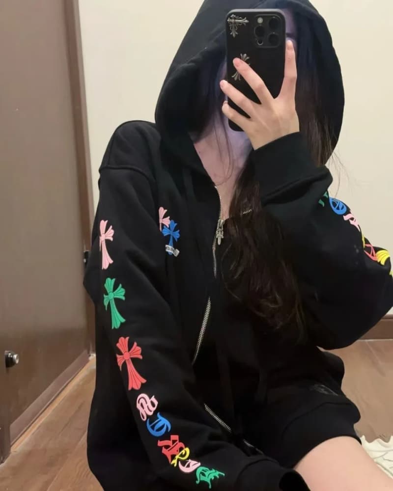 크롬하츠 레인보우 크로스 후디 (멀티 커스텀) 상세 1