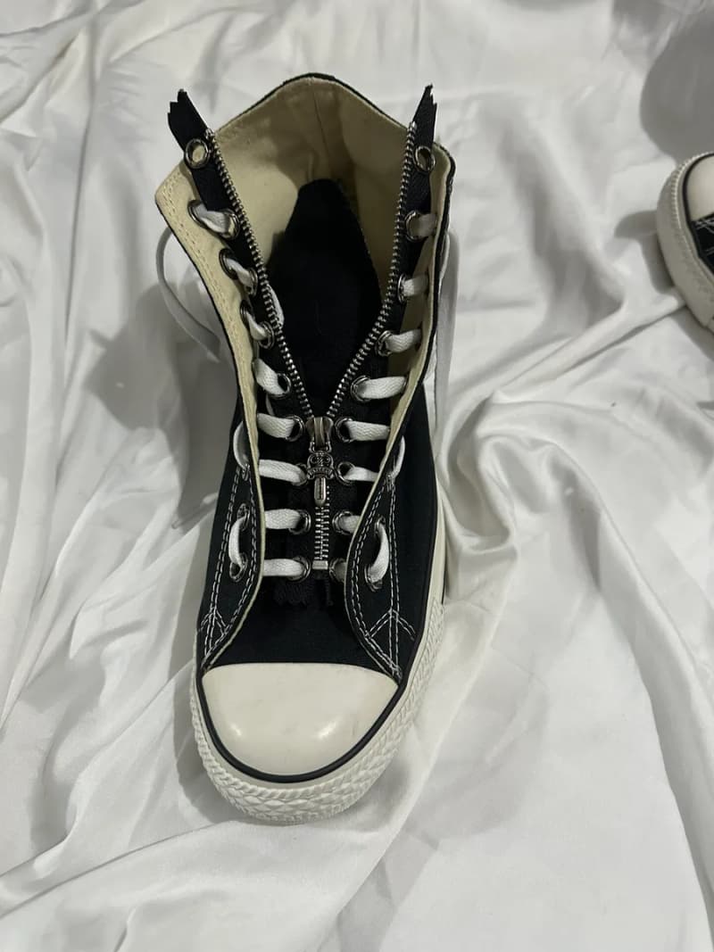 컨버스 × 크롬하츠 리메이크 척 테일러 올스타 하이탑 (블랙 캔버스) 5
