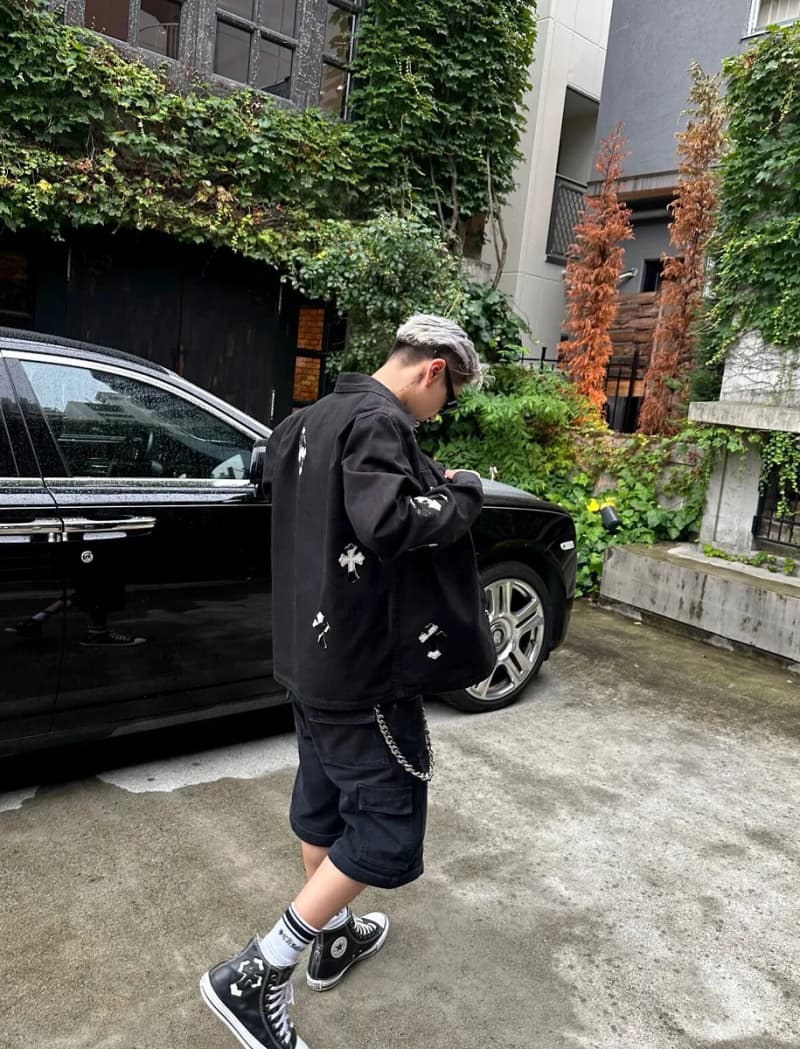 크롬하츠 크로스 패치 워크 자켓 7