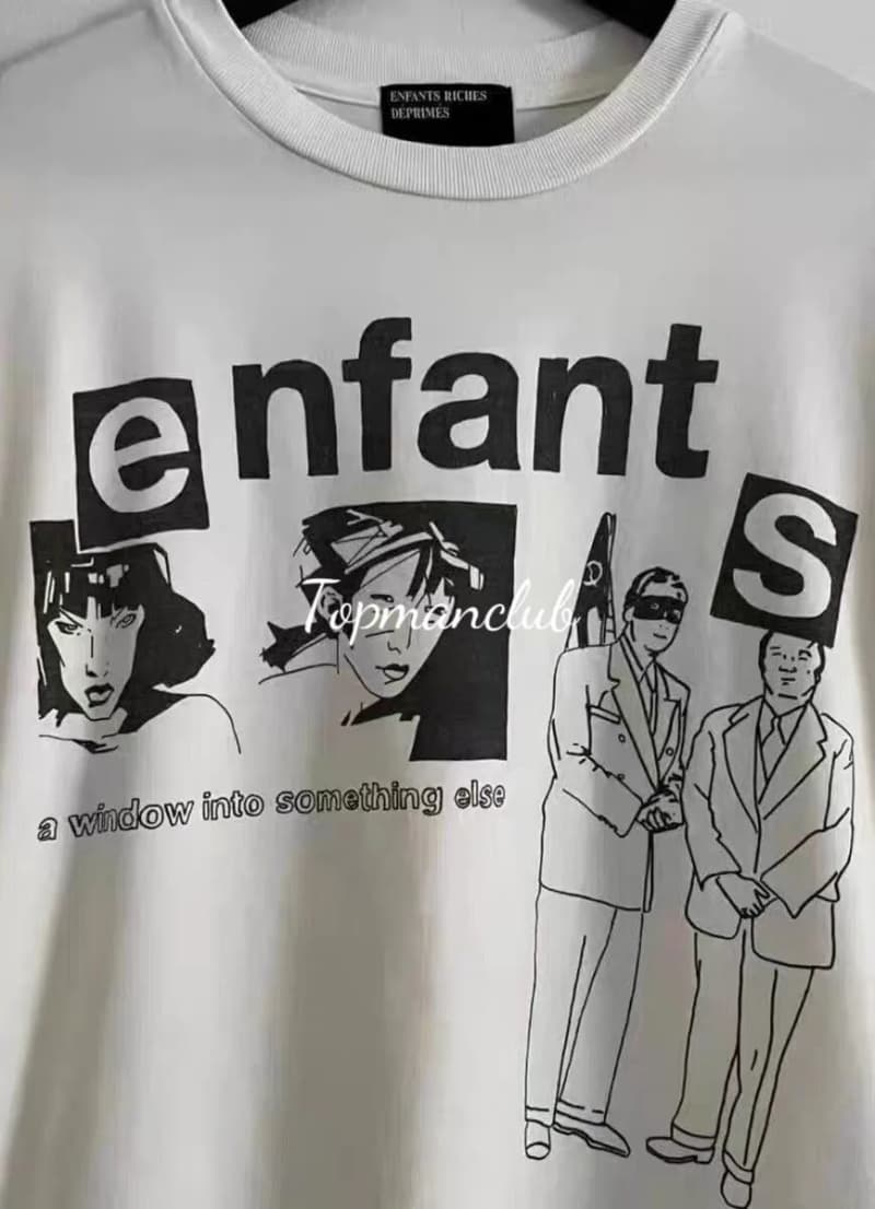 앙팡리쉬데프리메 신사 인물 프린트 롱슬리브 티셔츠 (화이트) 3