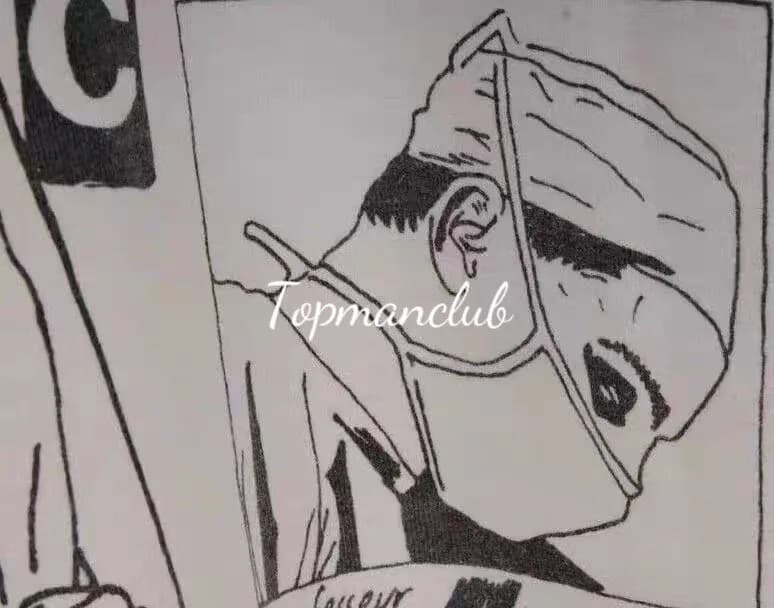 앙팡리쉬데프리메 신사 인물 프린트 롱슬리브 티셔츠 (화이트) 8