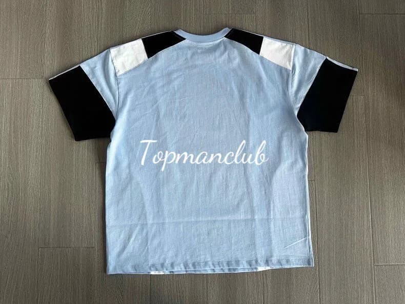 마틴 로즈 24SS 컬러블록 로고 티셔츠 (스카이블루) 4
