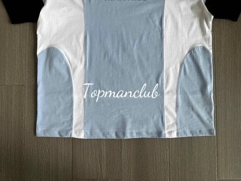 마틴 로즈 24SS 컬러블록 로고 티셔츠 (스카이블루) 6