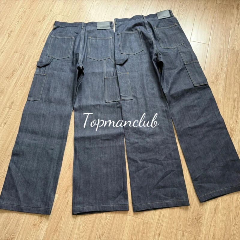 릭 오웬스 DRKSHDW 포터빌 더블 니 진 (인디고 데님) 3