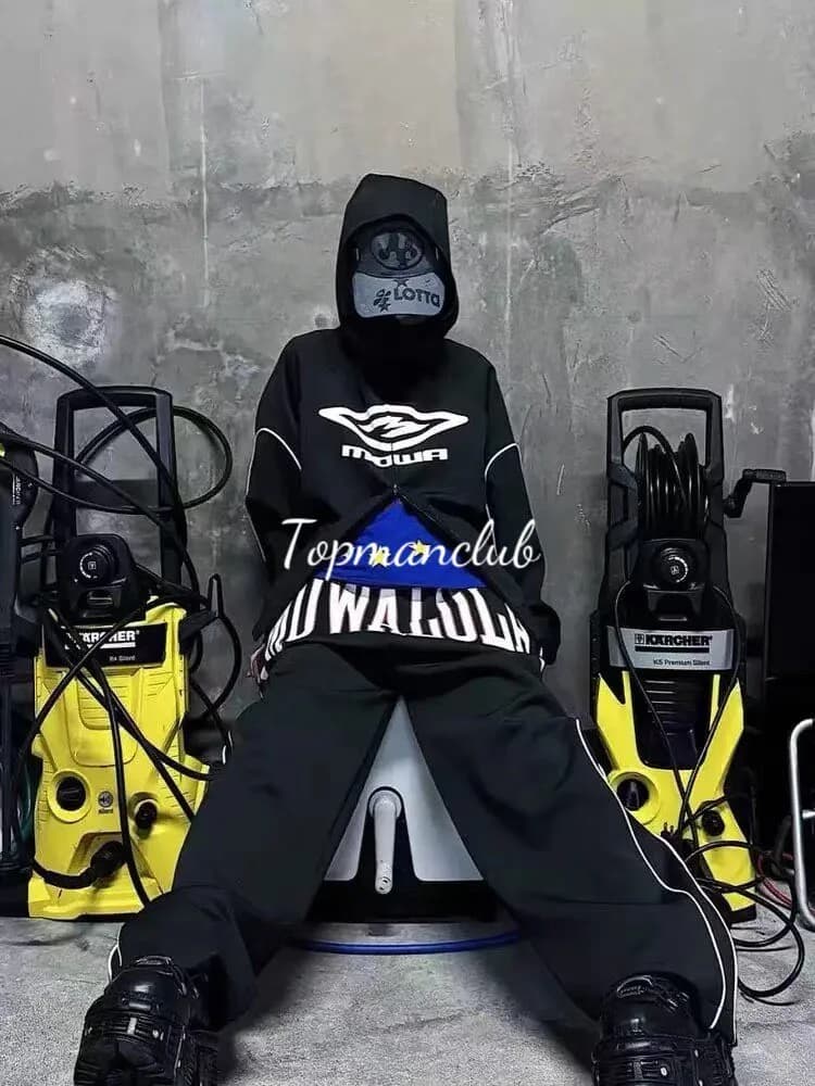 모왈롤라 × 엄브로 지퍼 후디 자켓 (블랙) 8