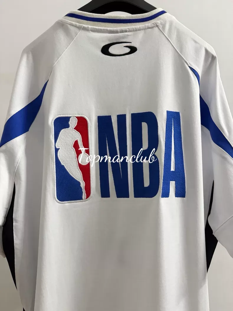 발렌시아가 × NBA 스포츠 저지 티셔츠 (화이트) 8