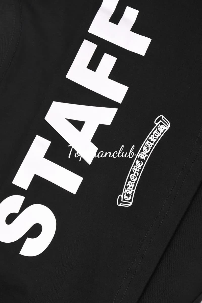 크롬하츠 × 뉴욕 닉스 스태프 호스슈 롱슬리브 티셔츠 (블랙) 6
