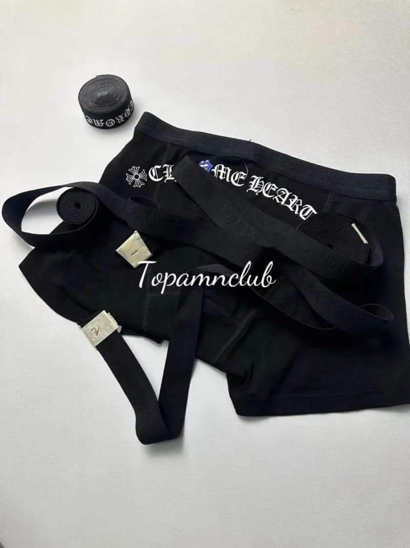 크롬하츠 롤링 스톤즈 콜라보 복서 브리프 (블랙) 상세 1