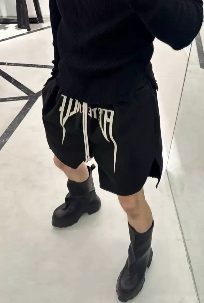 릭 오웬스 포빌 롱복서 쇼츠 (블랙) 7