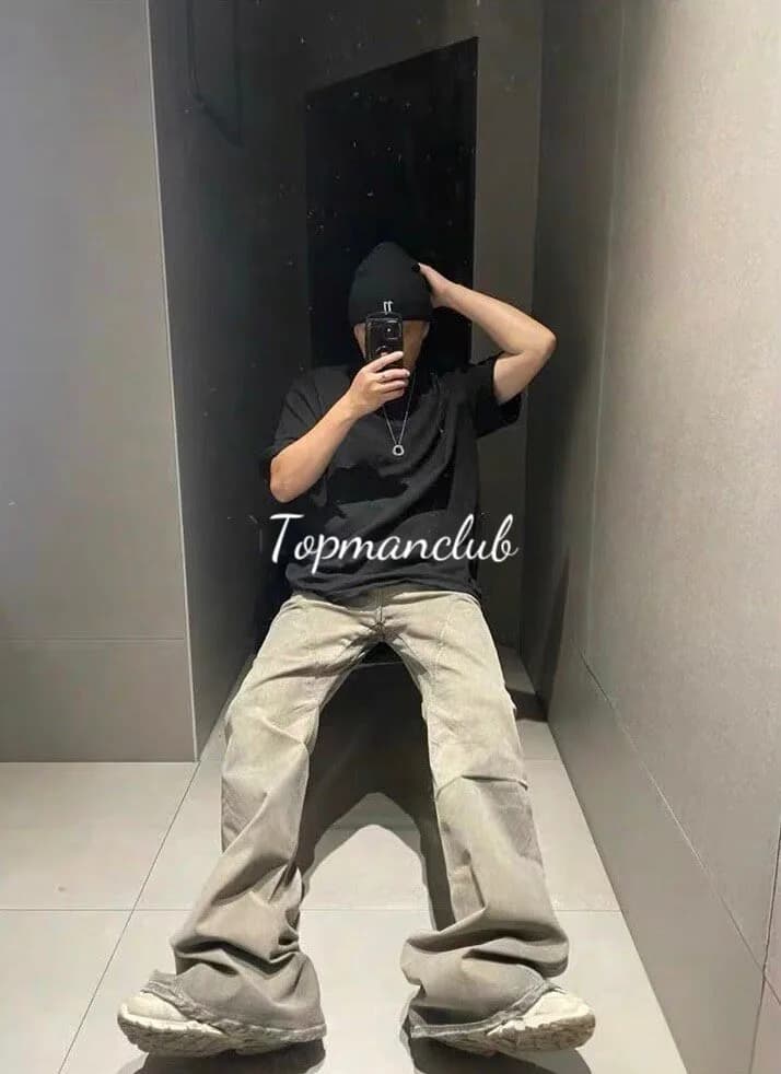 릭 오웬스 벨라 보턴 (워시드 데님) 8