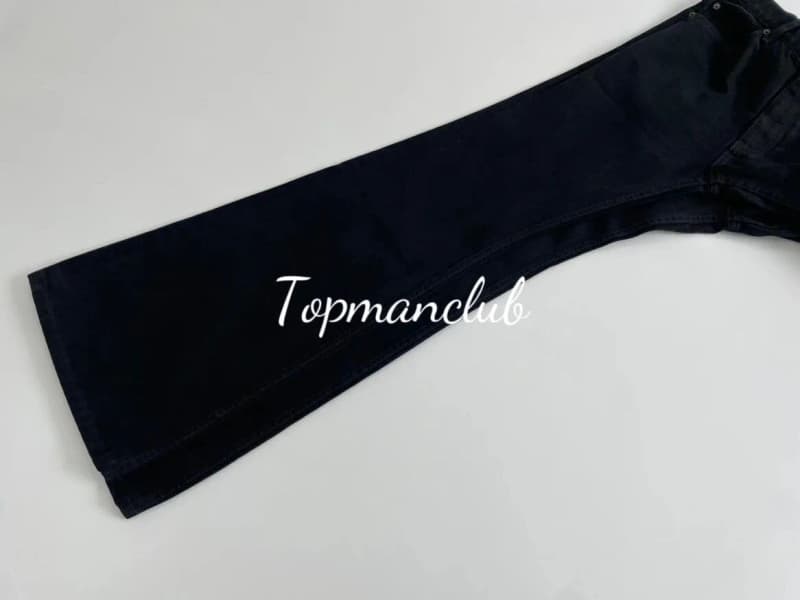 발렌시아가 25SS 플레어 데님 팬츠 (블랙) 상세 2