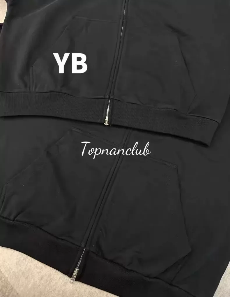 발렌시아가 eBay 콜라보 디스트로이드 자수 집업 후디 (블랙) 5