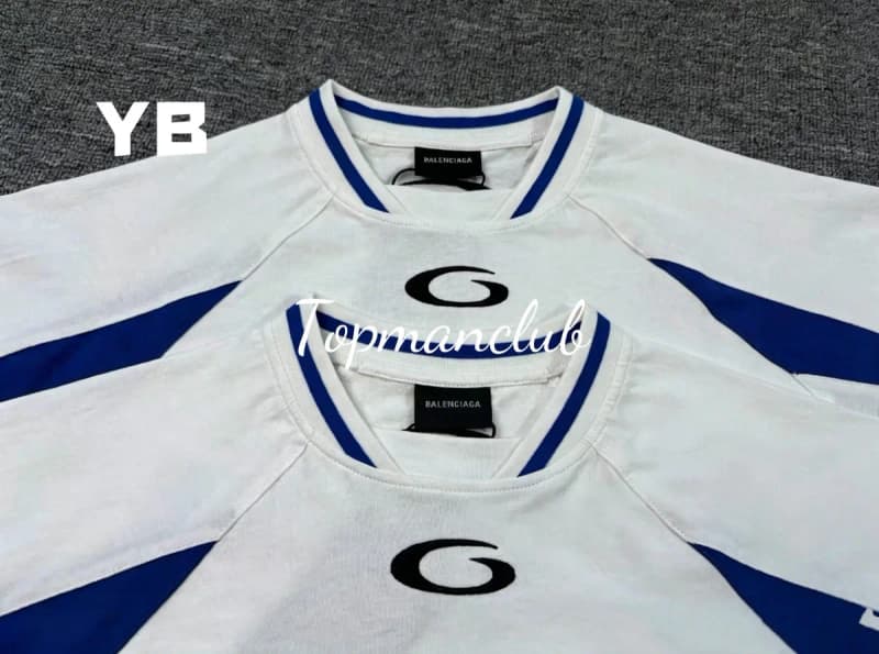 발렌시아가 × NBA 농구 컬렉션 롱슬리브 티셔츠 (화이트) 6