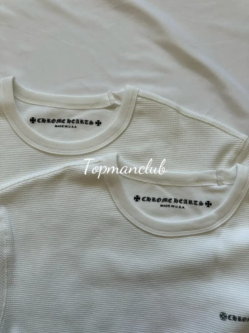 크롬하츠 × 매티보이 콜라보 와플 롱슬리브 (화이트) 4
