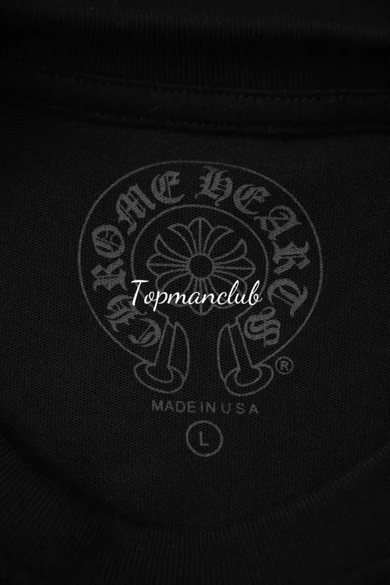 크롬하츠 호스슈 포켓 프린트 티셔츠 (블랙/네온 옐로우) 3