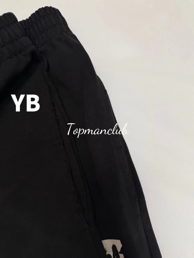 발렌시아가 테이프 로고 스웻팬츠 (블랙)/paker(공룡) 4