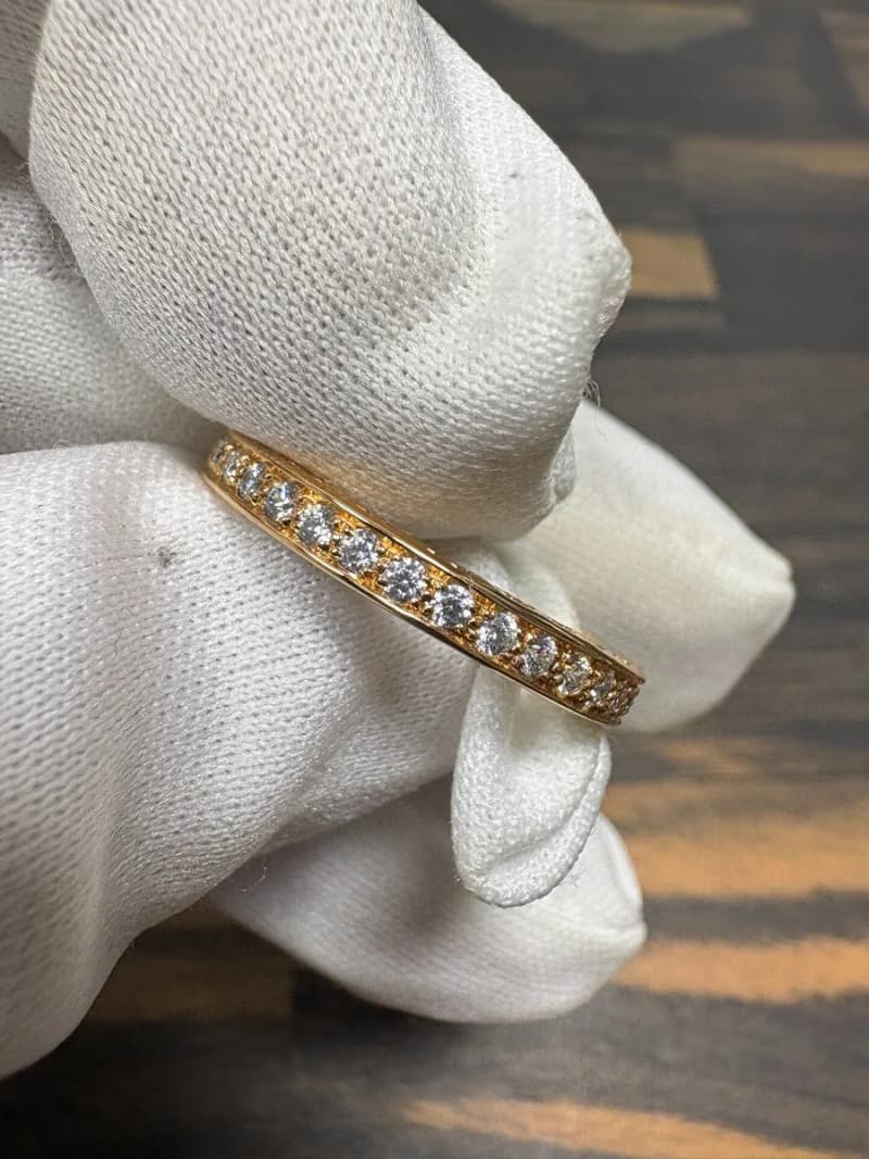 크롬하츠 NTFL 풀 다이아 3mm 슬림 링 (22k 골드 도금)/paker(공룡) 상세 2