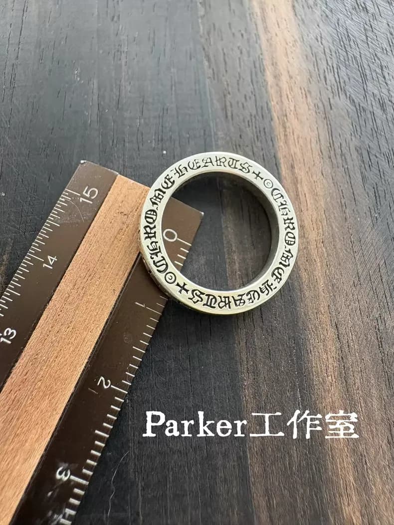 크롬하츠 3mm 패션 유어 퍽 링 (실버)/paker(공룡) 상세 2